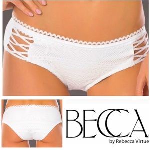 Becca by Rebecca Virtue Hipster Bikini Bottom Size M NWT